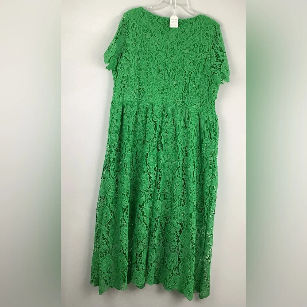 New York & Company Floral Lace Dress womens size XL